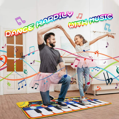  Kinder Spielzeug Piano Matte Keyboard Matte Klaviermatte Tanzmatte 110cm x 36cm