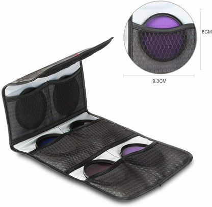 58MM Filter Set Beschoi 6Pcs Filter Kit (CPL+ND4+ND8)+ Verlauf Farbe Filter