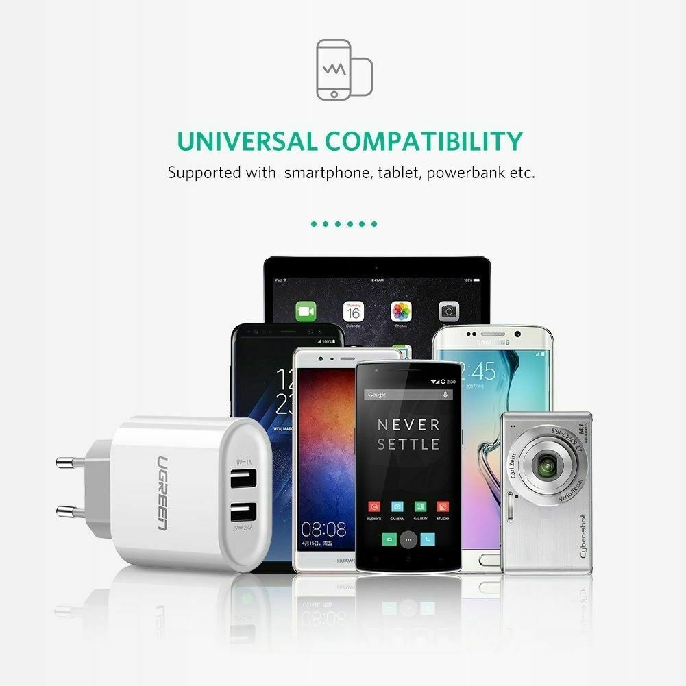 UGREEN USB Ladegerät 2 Ports Netzteil mit Intelligent Technologie