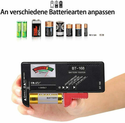 Batterietester, Batterie Testgerät BT-168 Akku Testgerät Universal Batterieprüfe
