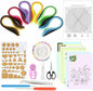 Papier Quilling Kits 600 Strips Bunte Farben Quillingpapier Papierstreifen Set