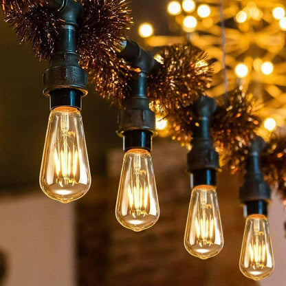 tonitott Edison Vintage Glühbirne, Edison LED Glühbirne E27 4W Warm Licht Vin...