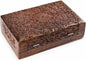 Rusticity® Holzschmuckschatulle Organizer Dekorativ | Handgefertigt | (8x5 Zoll)