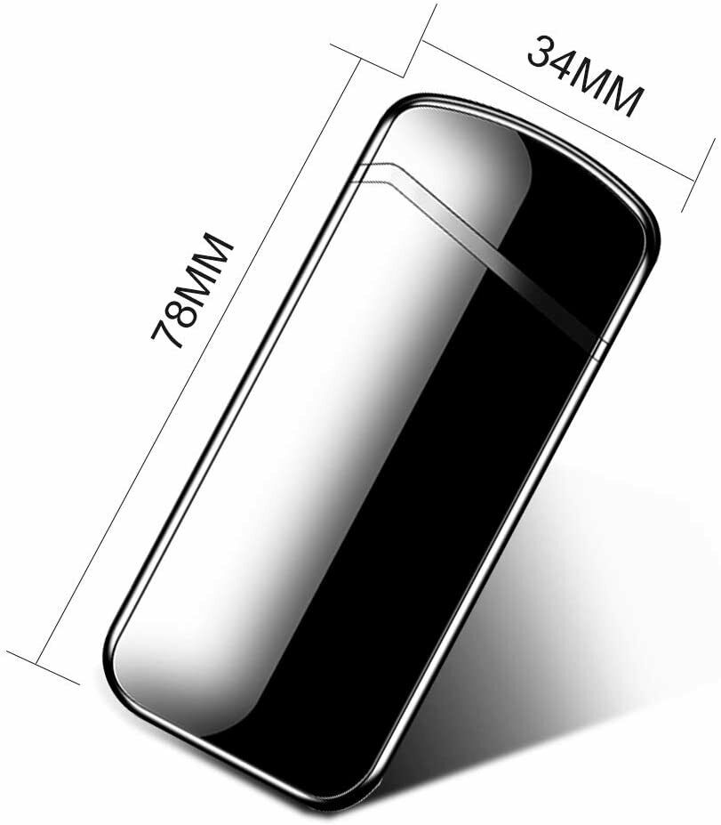 Lichtbogen Feuerzeug USB Plasma Feuerzeug Elektro Touch Flammenloses winddichtes