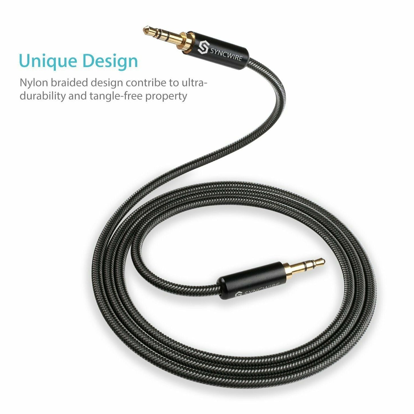 Syncwire Aux Kabel 3.5mm Audio Kabel - 1m Klinkenkabel