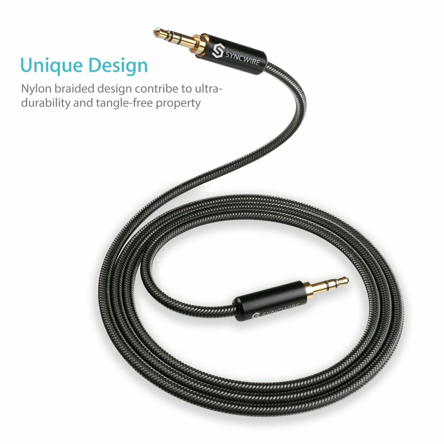 Syncwire Aux Kabel 3.5mm Audio Kabel - 1m Klinkenkabel