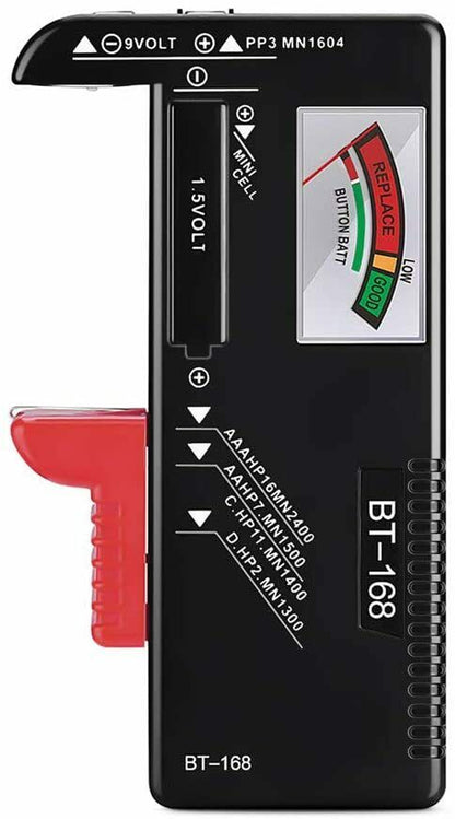 Batterietester, Batterie Testgerät BT-168 Akku Testgerät Universal Batterieprüfe