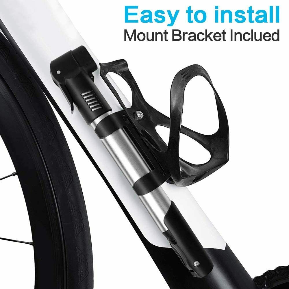 Synmixx Mini Fahrradpumpe Fahrrad Luftpumpe Für Fahrrad Max Druck 120 Psi/8 Bar