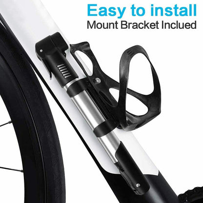 Synmixx Mini Fahrradpumpe Fahrrad Luftpumpe Für Fahrrad Max Druck 120 Psi/8 Bar