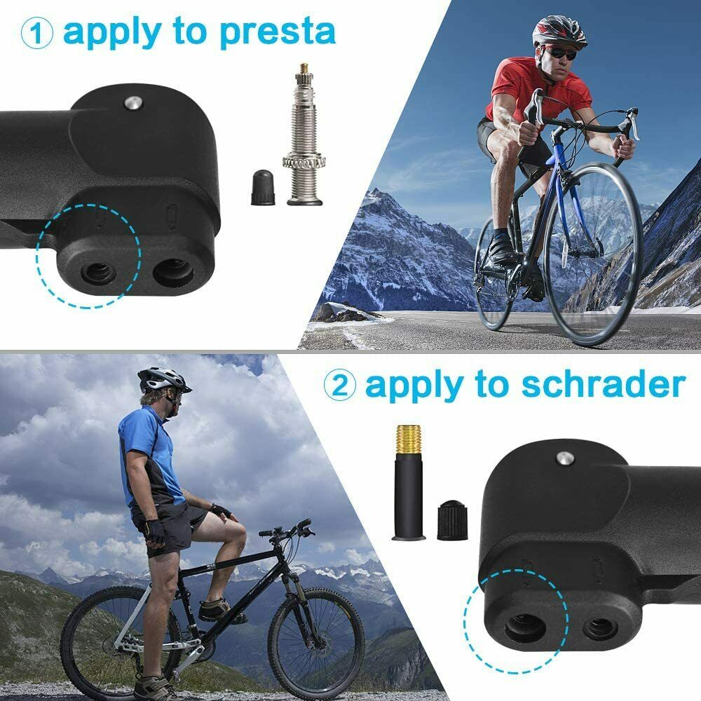 Synmixx Mini Fahrradpumpe Fahrrad Luftpumpe Für Fahrrad Max Druck 120 Psi/8 Bar