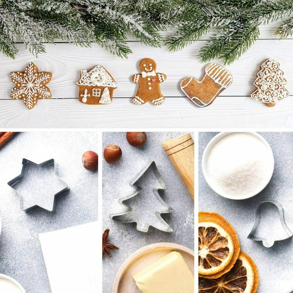 Fondant Ausstecher Weihnachten 32 Stück Weihnachtsausstechformen Keksausstecher