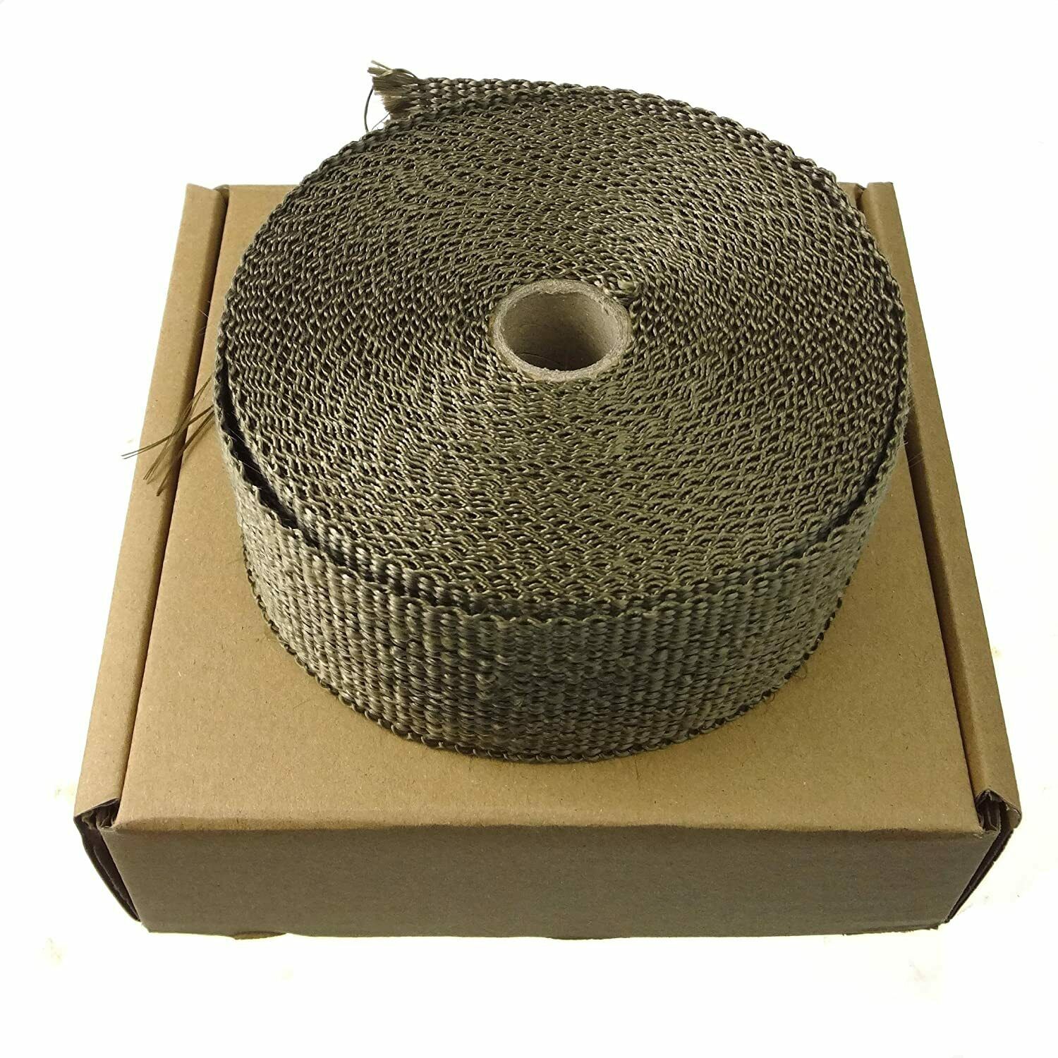 Hitzeschutzband Basaltfaser Auspuffband 10M mit Kabelbinder für Fächerkrümmer DE