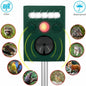 Solar Power Animal Repeller-ultrasonic sound mit Bewegungsmelder,Blitz,Aufstellp