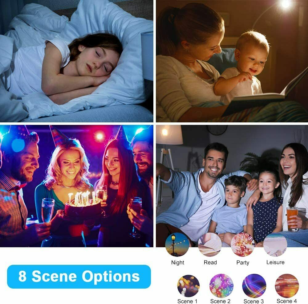 Smart LED Lampe, mixigoo 2 Stück WLAN Glühbirne Dimmbare E27 Birne 10W 950 Lumen