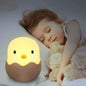 LED Nachtlicht Kinder, Silikon LED Nachtlampe Baby Nachtleuchte mit Touch