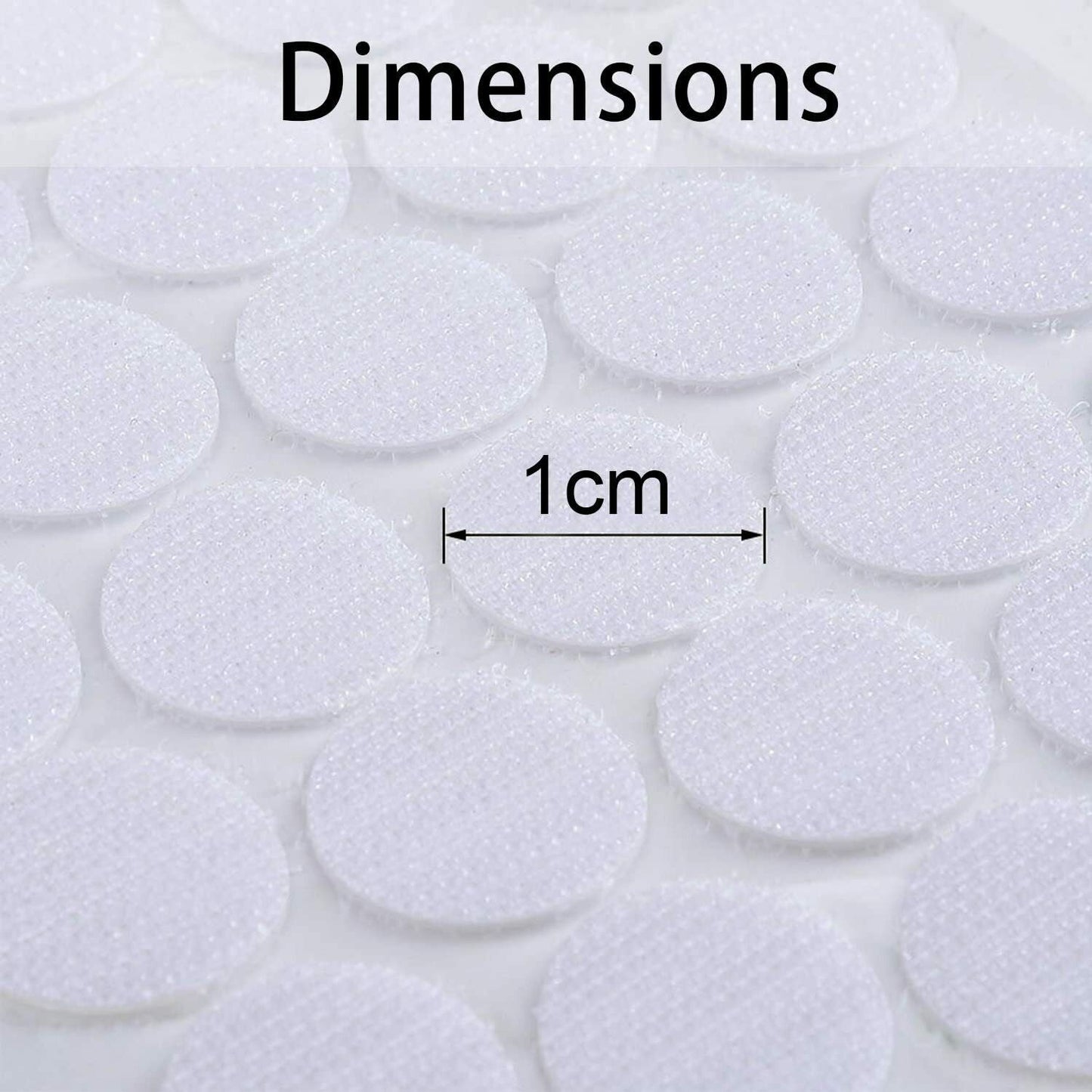 Klett Klebe Punkte, Klettpunkte 900 Stück Klettband Self Adhesive Klebend