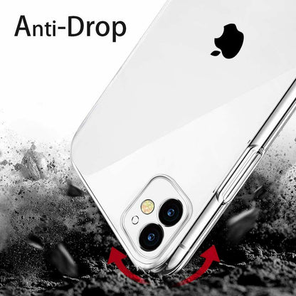iPhone Hülle Durchsichtig Dünn Handyhülle Stoßfest Fallschutz Bumper Case Cover