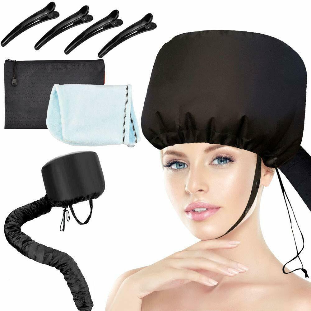 Haar Trocknung Kappe Trockner Cap Portable Salon Hood Befestigung Wärme Hauben