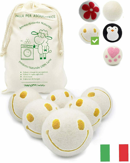MGKolbe® 6 XXL Trocknerbälle für Wäschetrockner - Der natürliche Weichspüler