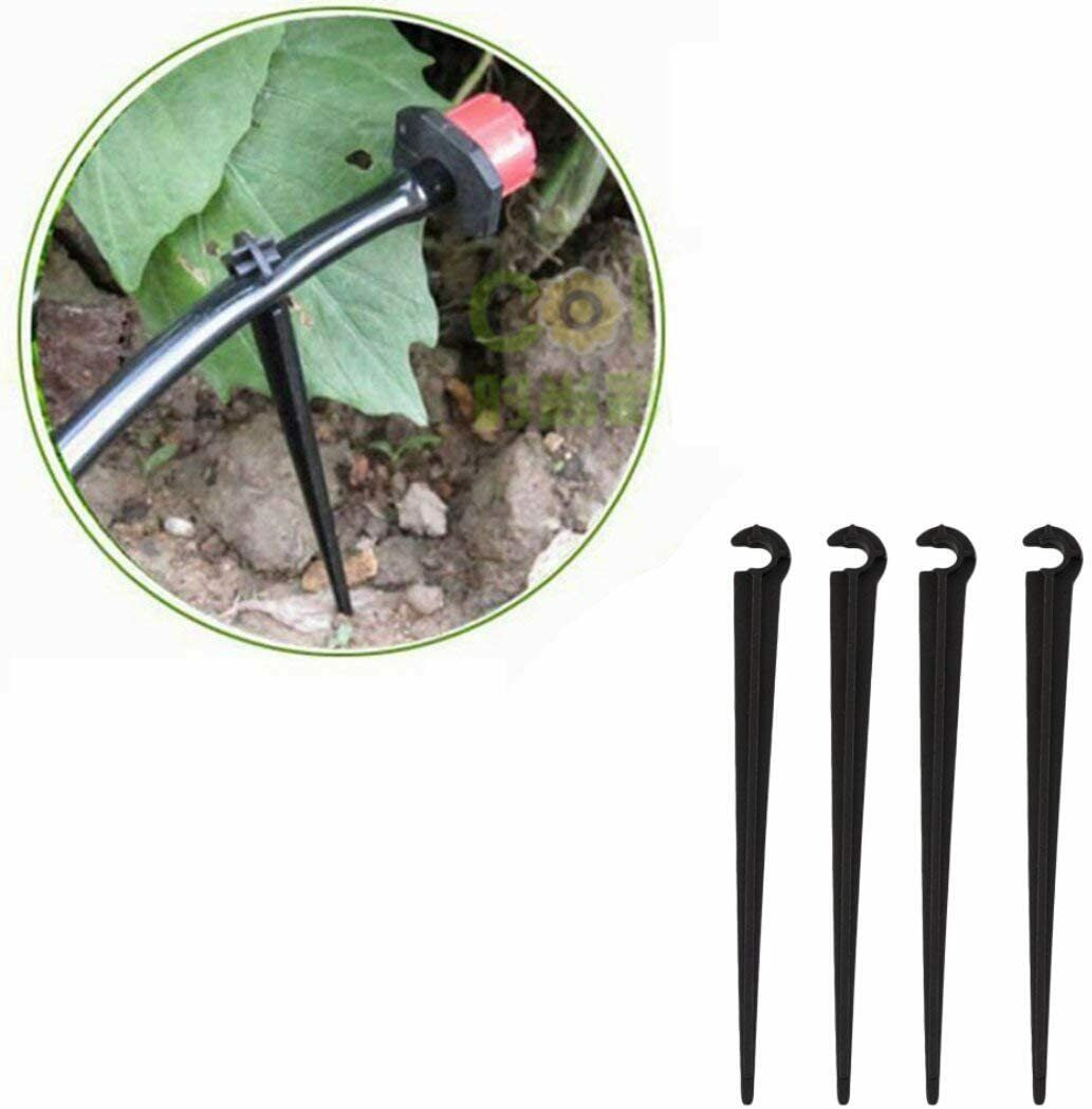 50pc 11cm Hook Fixed Stems Support Holder for 4/7 Drip Irrigation Water Hose