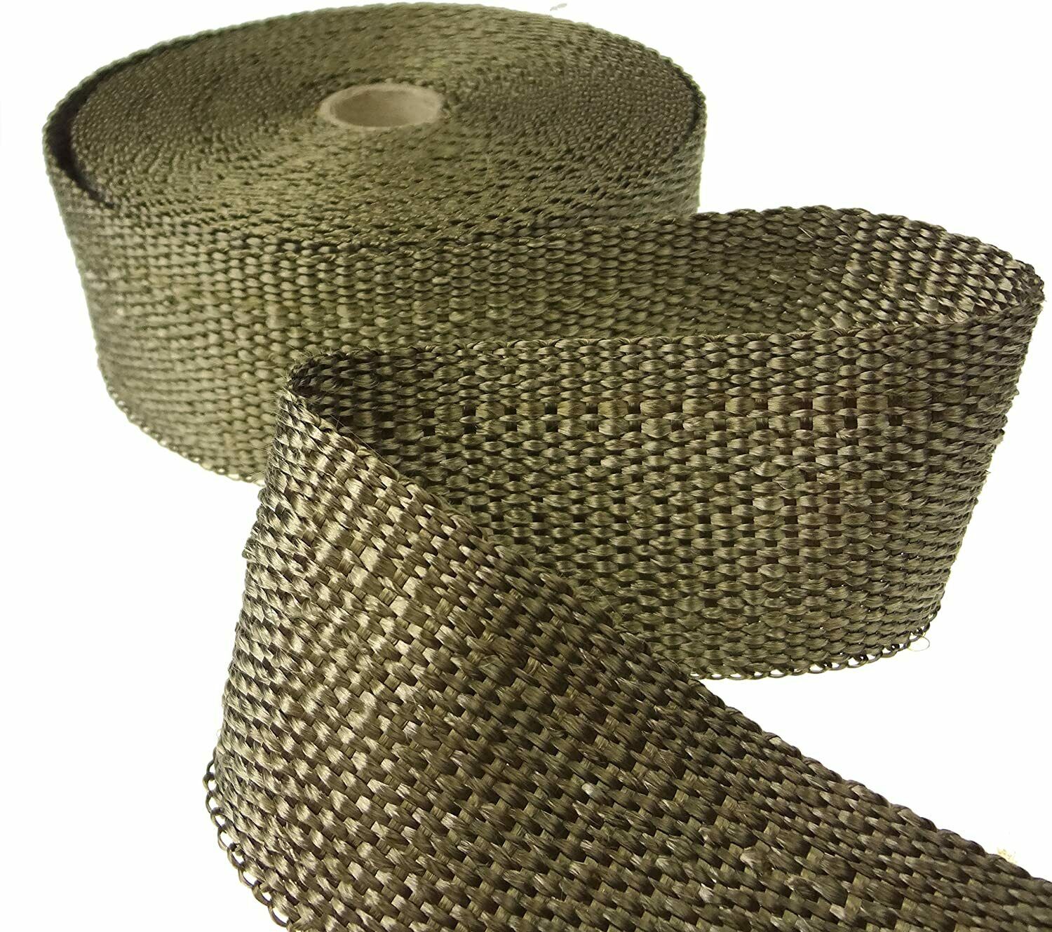 Hitzeschutzband Basaltfaser Auspuffband 10M mit Kabelbinder für Fächerkrümmer DE