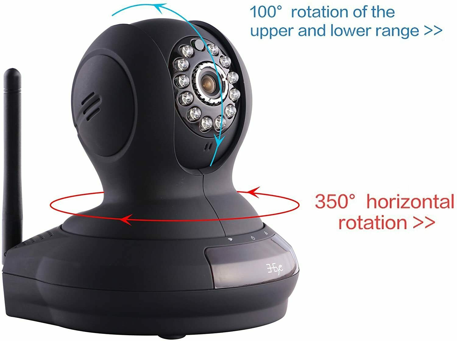 3-Eye Sparkle 1 H.264 Wireless, Wires Pan Surveillance Netzwerk IP Kamera HD