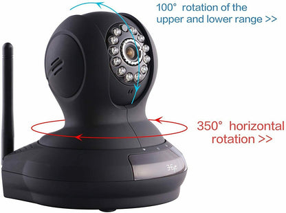 3-Eye Sparkle 1 H.264 Wireless, Wires Pan Surveillance Netzwerk IP Kamera HD