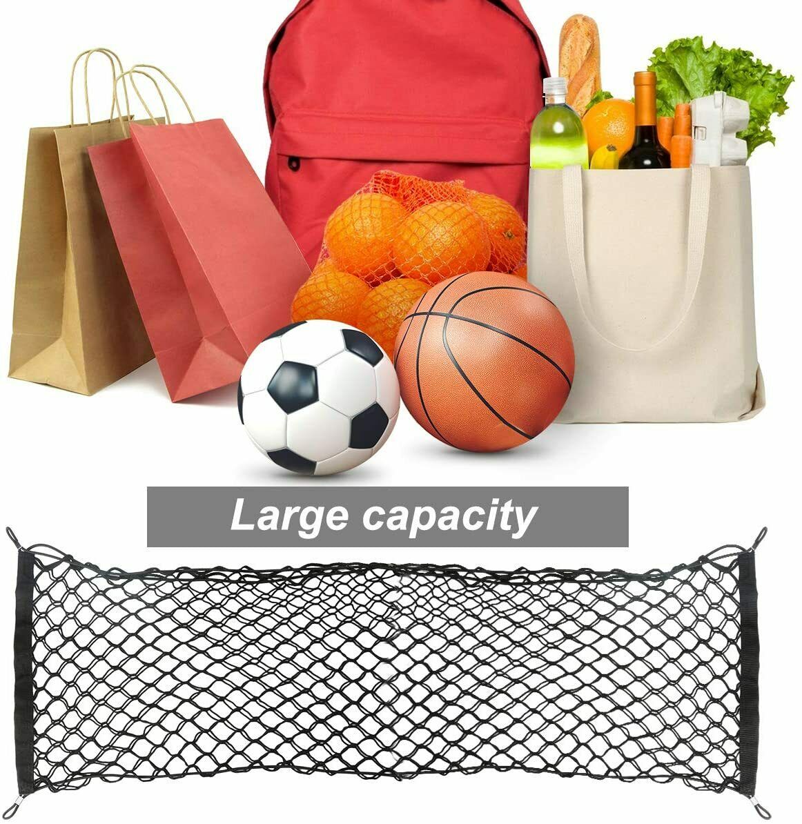 Auto Netztasche Klett Organizer Kofferraumtasche Ablagenetz KFZ PKW Stretch Fach