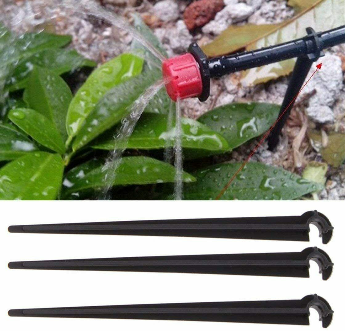 50pc 11cm Hook Fixed Stems Support Holder for 4/7 Drip Irrigation Water Hose