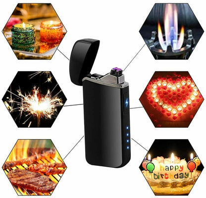 Lichtbogen Feuerzeug USB Plasma Feuerzeug Elektro Touch Flammenloses winddichtes