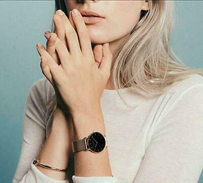 Hannah Martin Damen Uhren Analog Quarz Edelstahl Wasserdicht Mesh Ultradünne ...